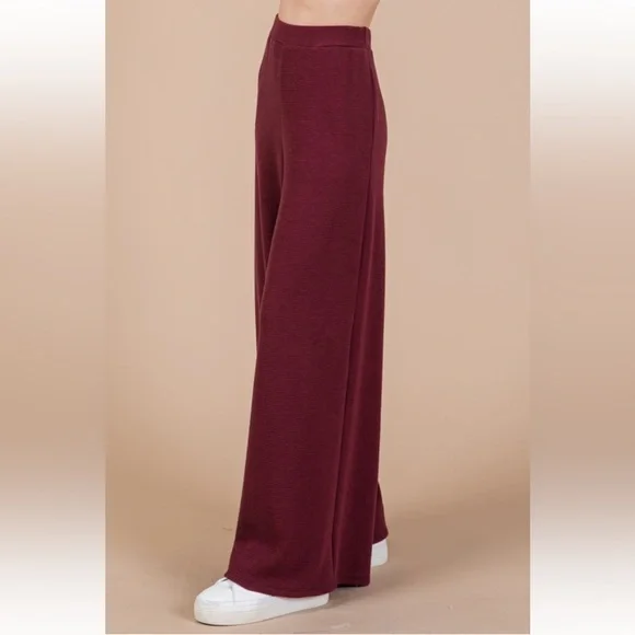 RESTOCKED Boho wide leg pant 2-piece sweatshirt set - Picture 6 of 7